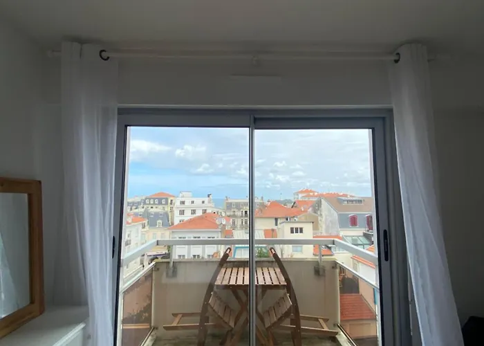Studio 2 Pers,Balcon Vue Sur L Ocean ,Coeur De Biarritz,Halles * Биарриц