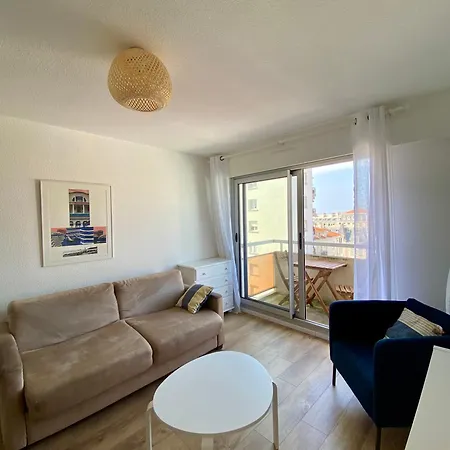 公寓 2 Pers, Balcon Vue Sur Les Halles Et L'ocean, En Plein Coeur De 比亚里茨